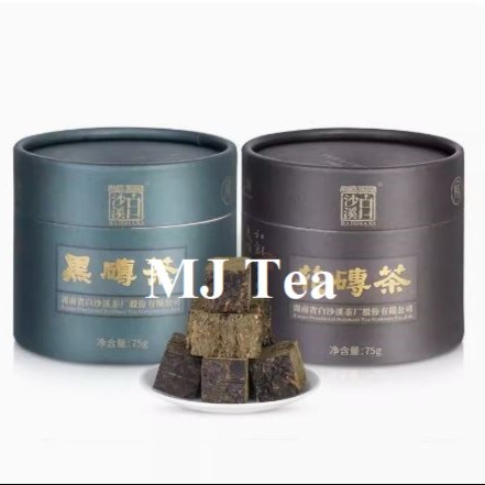 

Baishaxi Hunan Anhua black brick tea - flower brick tea 75g