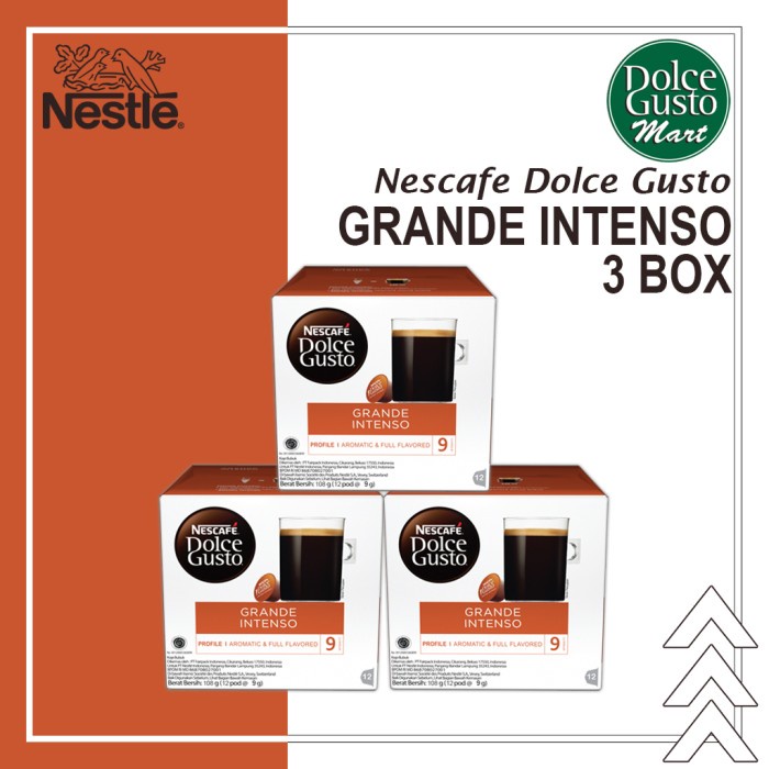 

Capsule Nescafe Dolce Gusto NDG Grande Intenso 3 Box (3 x 12 Caps)