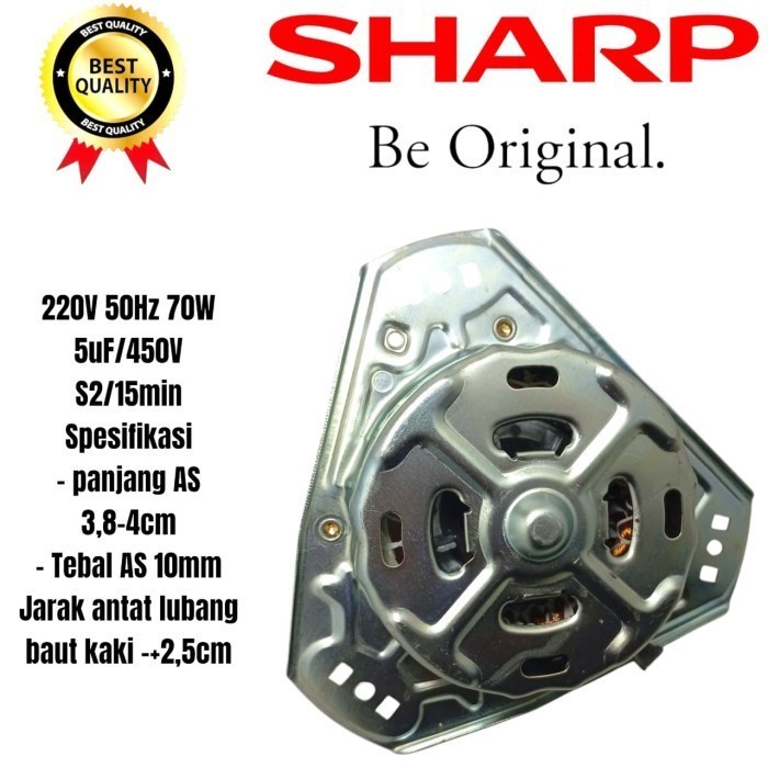 DINAMO SPIN SHARP ES T65CL ES T65CR ES T65M PENGERING MESIN CUCI SHARP 2 TABUNG