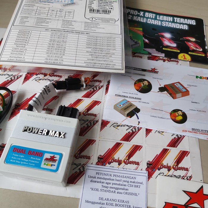 Terbatas Cdi Ecu Power Max Dual Band Db Mio New Smile Tr Tune Up Racing Brt
