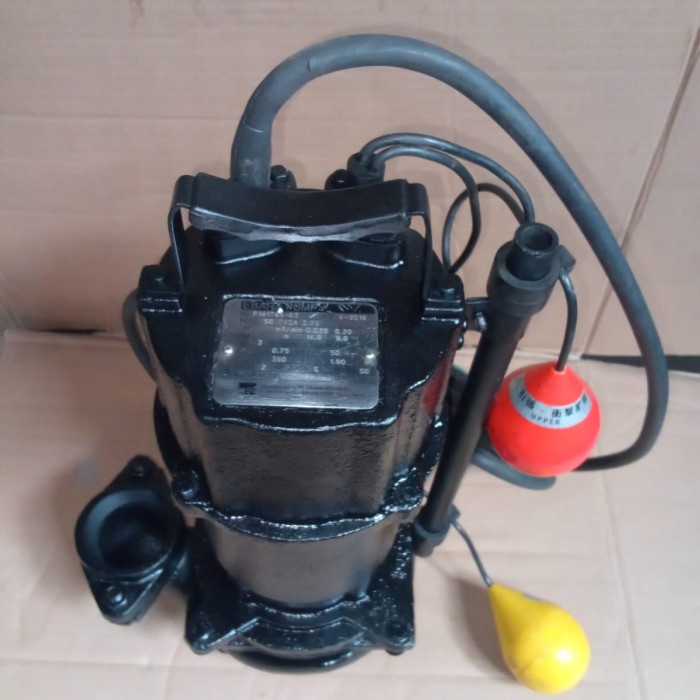 submersible sampit pompa celup ebara 50dvsa 5.75 0,75kw 3phase