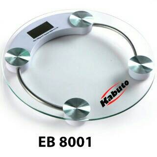 Timbangan Badan Digital Merek Kabuto Eb8001 Bulat