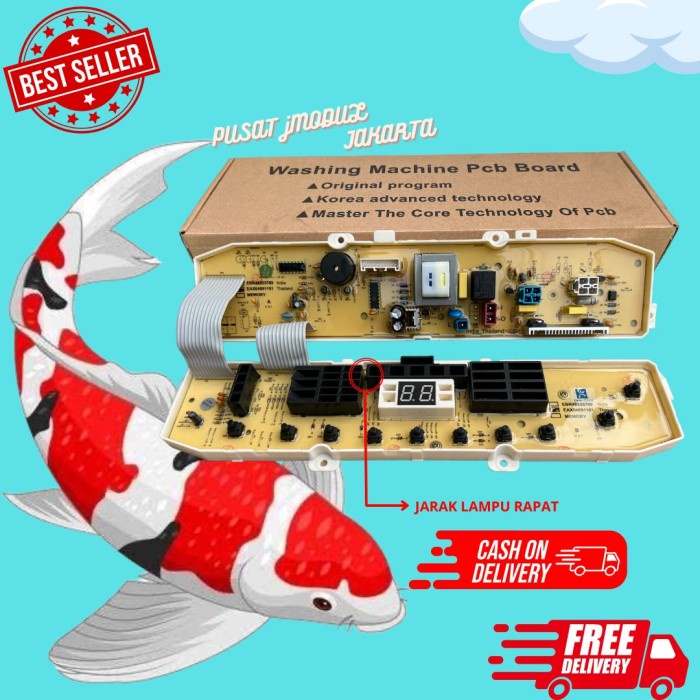 pcb mesin cuci LG TS71VM TS81VM TS91VM