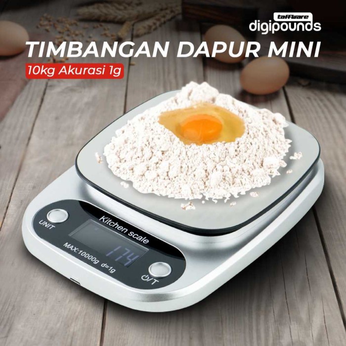 TERBAIK Timbangan Dapur Digital 10 Kg Taffware Mini Kitchen Scale