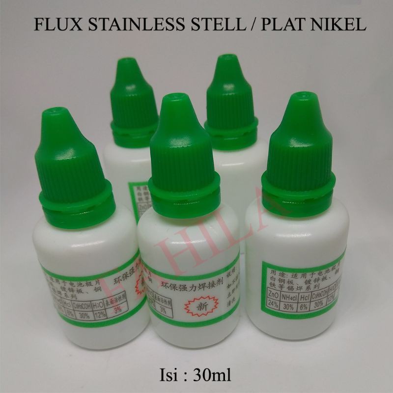 Hjk Flux Plat Nikel Stainless Steel Plat Nickel Baterai 30ml