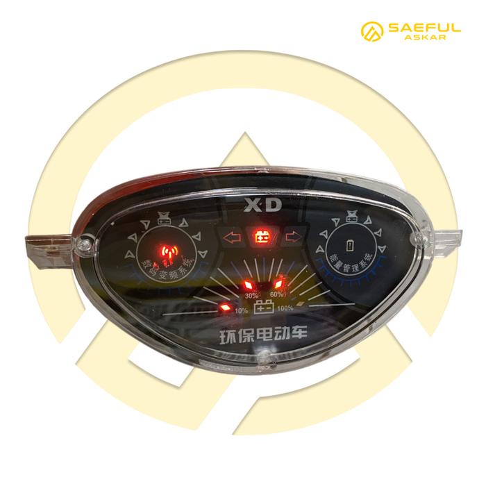 Display Indikator Speedometer Sepeda Listrik Motor Listrik 48v 60v 72v