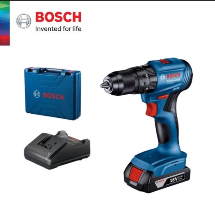 Mesin Bor Baterai Bosch GSB 185 li Cordless Drill GSB185Li Original Unit Baru/segel - Garansi Resmi