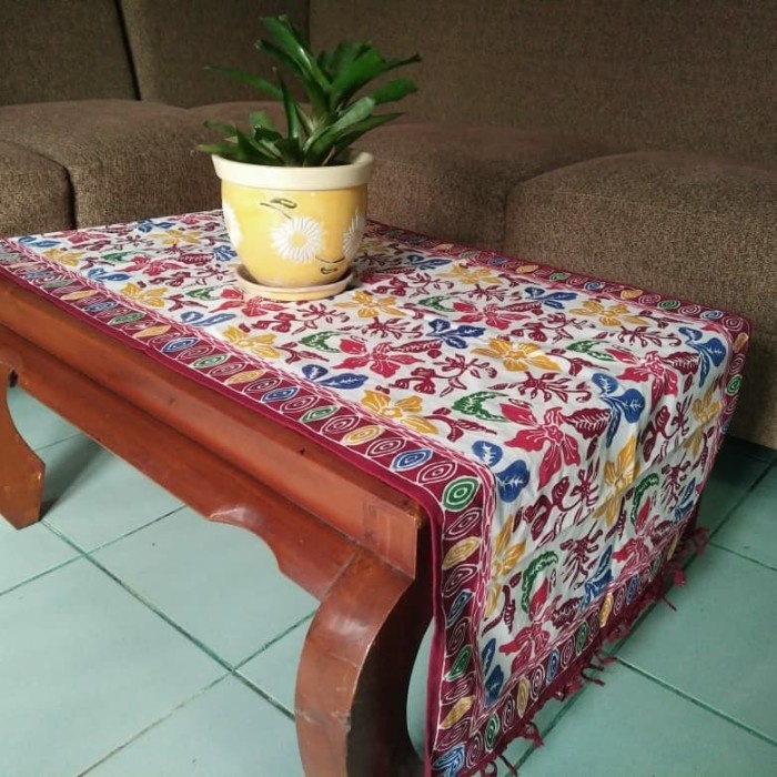 [duts] - Taplak Meja Tamu Batik Persegi Panjang 50x120 cm
