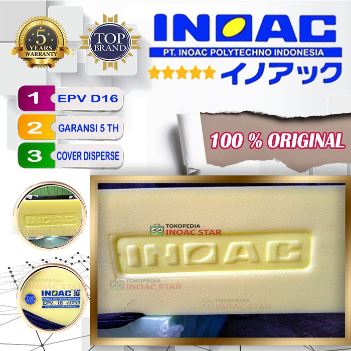 [tch] - kasur busa inoac 160x200x20