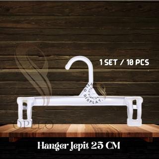 ( 10 PCS ) HANGER JEPIT CELANA ANAK 25 CM / JEPIT KERUDUNG 25 CM