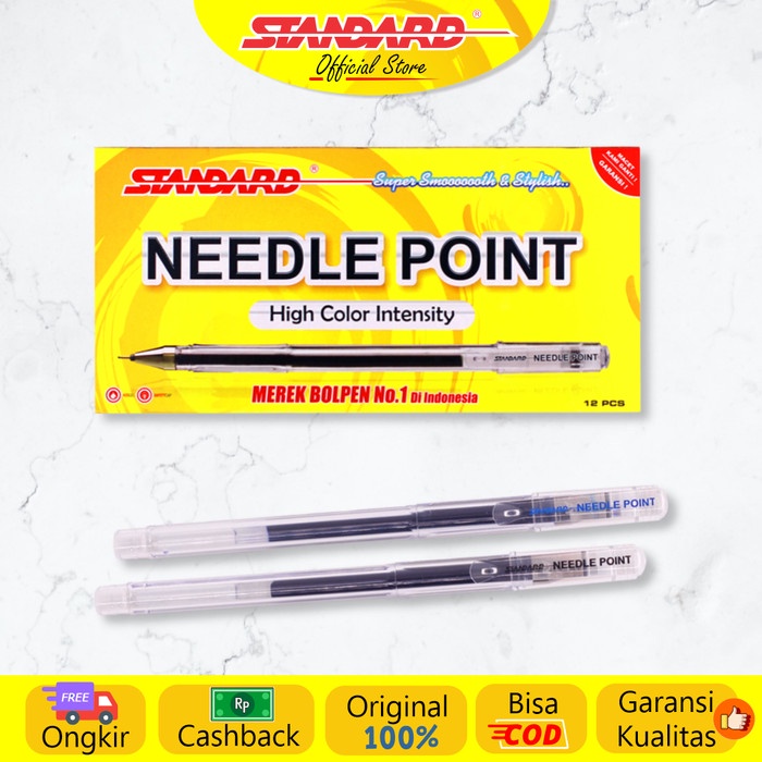 

Standard Pen Needle Point 0.5 Isi 12 Pcs