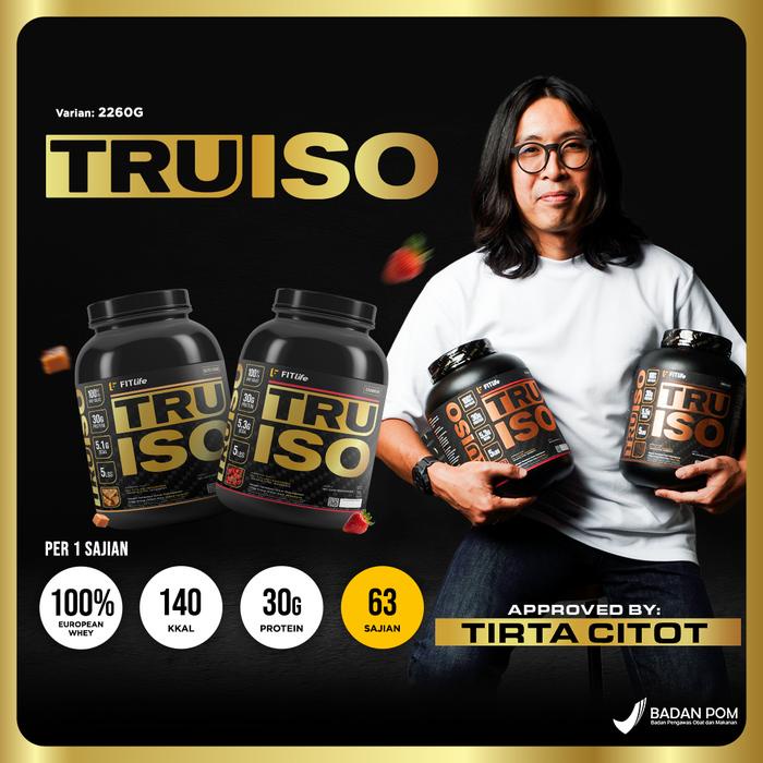 FITlife Truiso Whey Protein Isolate 5lbs/2260gr (WPro Iso Upgraded)