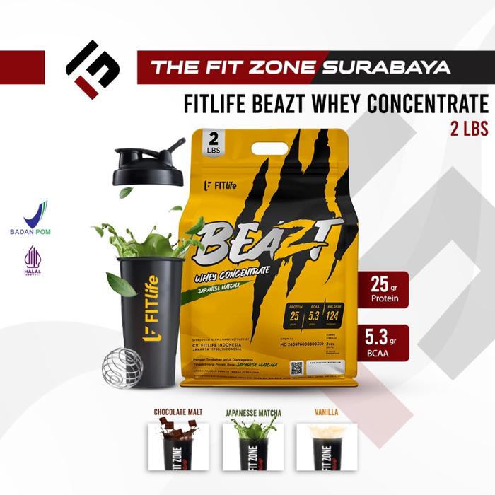 Fitlife Beazt Whey Concentrate 2 Lbs Beast Whey Protein