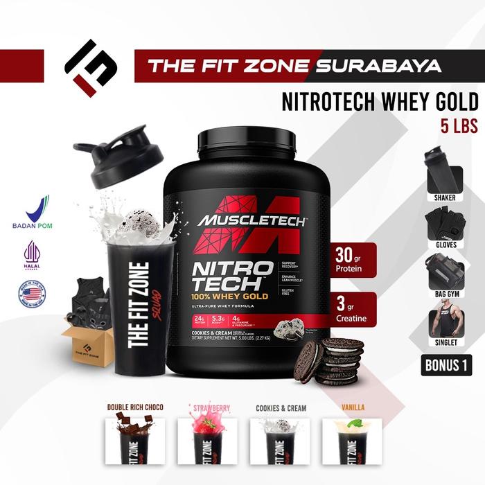 Muscletech Nitrotech Whey Gold 5,03 Lbs Whey Protein