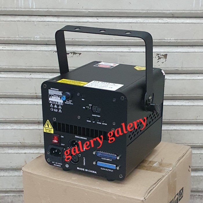 LAMPU PANGGUNG LASER SHOW 2WATT RGB FULLCOLOR ILDA