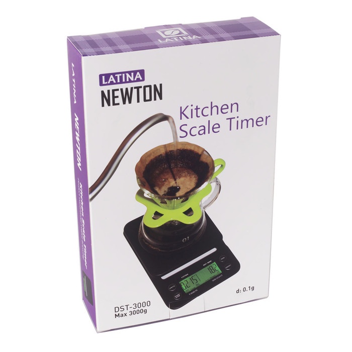 

Alat Kopi Latina Newton Coffee Timer Scale Timbangan Drip 0.1