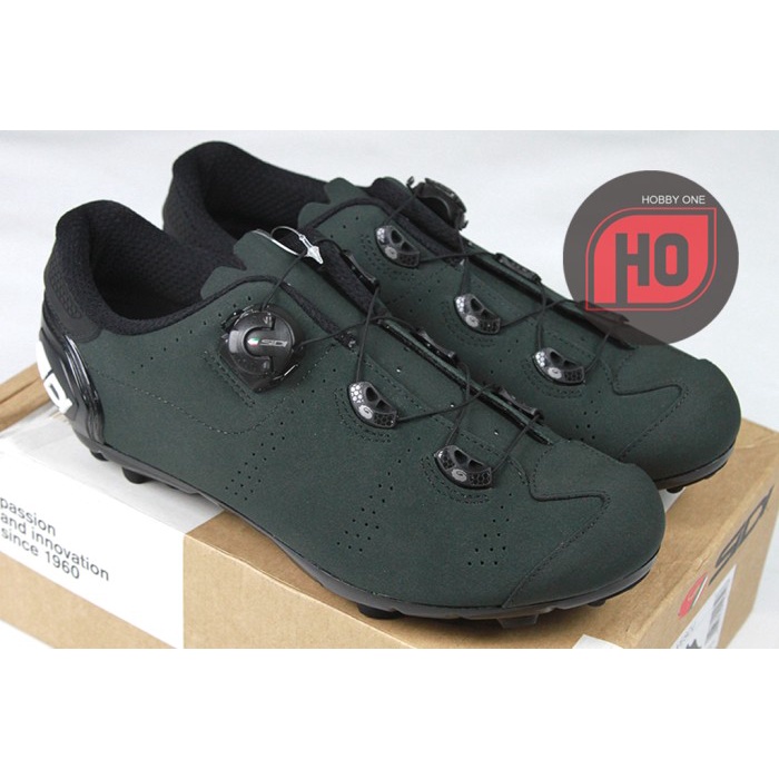 SIDI MTB SPEED DARK GREEN - Sepatu Sepeda Cleat MTB