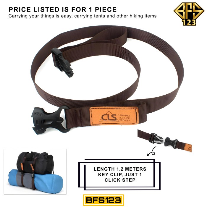 Tali Strapping Strap Pengikat Barang Tas Carrier Hiking Model 2