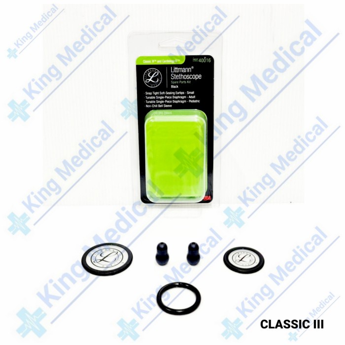 Paket Ring Set Stetoskop Littman Classic Ll / Classic Lll
