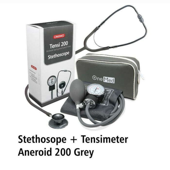 Paket Tensimeter Onemed Dan Stetoskop Manual / Tensi Aneroid