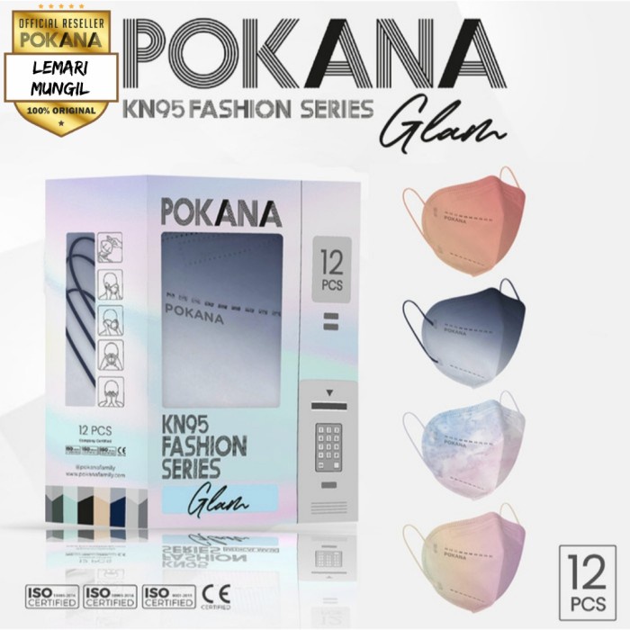 MASKER POKANA KN95 GLAM SERIES LIMITED EDITION