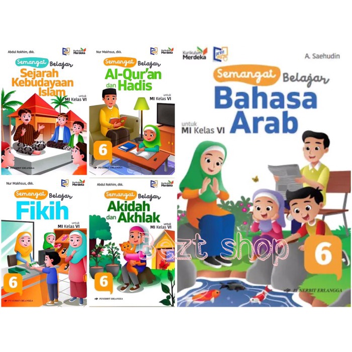 

SALE !!! BUKU ERLANGGA SEMANGAT BELAJAR KELAS 6 SD/MI -BAHASA ARAB / FIKIH / AKIDAH AKHLAK / AL