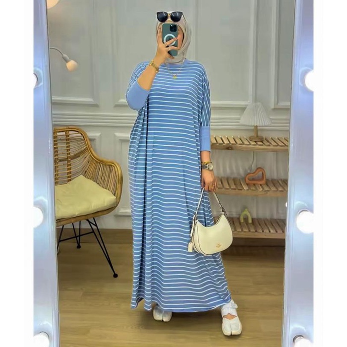 TERUJI GAMIS MUSLIM WANITA BATWING KAOS BABYTERRY IMPORT SALUR JUMBO TERLARIS TERMURAH GAMIS SALUR