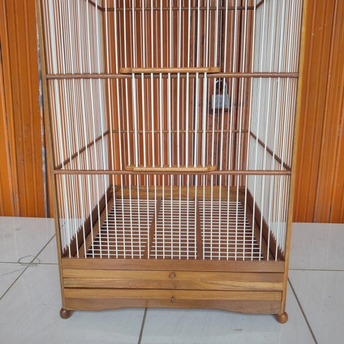 kandang burung Cucak rowo kayu jati/jeruji viber/kandang burung soloan DiskonJual MurahHarga