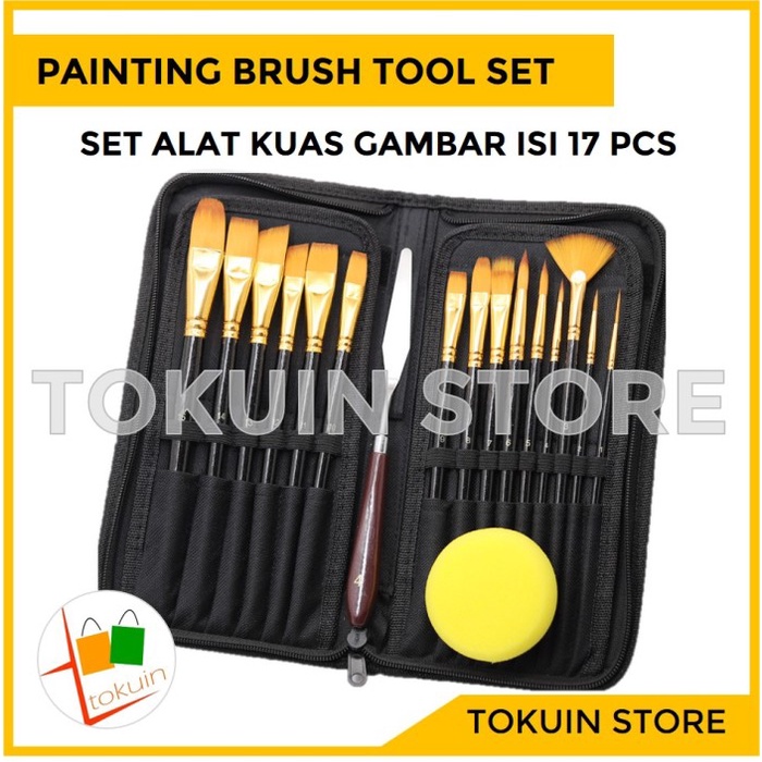 

Set Kuas Lukis Paint Brush Alat Lukis Kuas Air nyak Painting Set DiskonJual MurahHarga DiskonObral