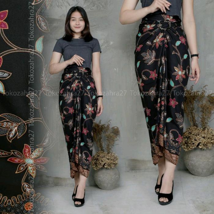Kain Lilit Batik Jumbo / Rok Lilit Batik Modern / Rok Wisuda / Rok Wanita / Rok Batik Kebaya Katun