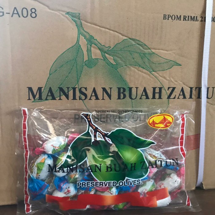 

Manisan Buah Zaitun Tampa Biji 250Gram