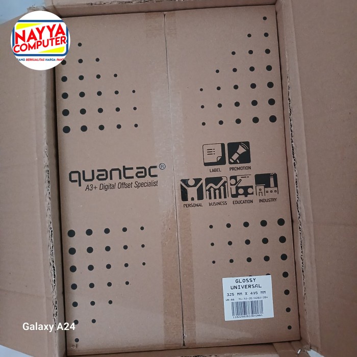 Sticker Vinyl A3+ Quantac Glossy