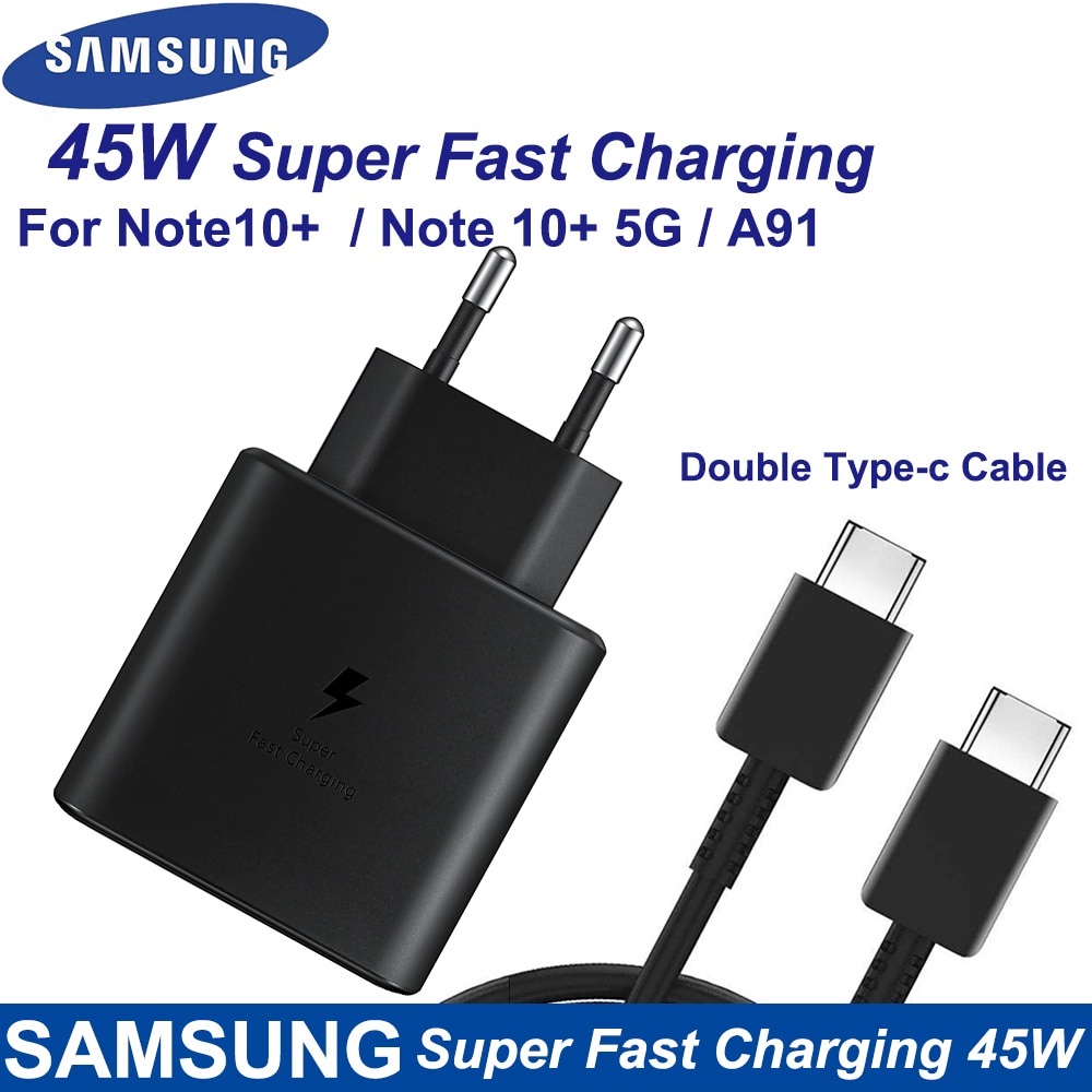 Samsung S20 - 45W 99% ChargerTa-845 Charger Samsung Super Fast Charging Charger Samsung Galaxy S20