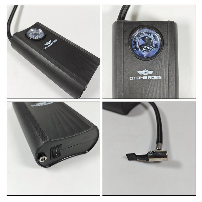 Pompa Ban Elektrik Mobil Sepeda Motor Portable Otomatis 120W 150 PSI Kompresor Angin Mini Listrik -