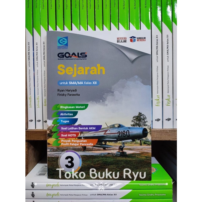 

SALE !!! BUKU SOAL GOALS IPS SEJARAH KELAS 1 2 3 SMA KURIKULUM MERDEKA GRAFINDO READYY