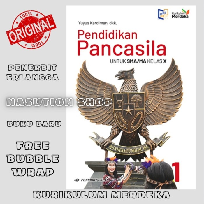 

SALE !!! BUKU PENDIDIKAN PANCASILA KELAS 1 / X 10 SMA PENERBIT ERLANGGA KURIKULUM MERDEKA READYY