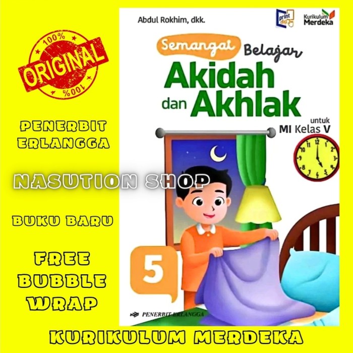 

SALE !!! BUKU SEMANGAT BELAJAR AKIDAH DAN AKHLAK KELAS 5 MI ERLANGGA KURIKULUM MERDEKA READYY