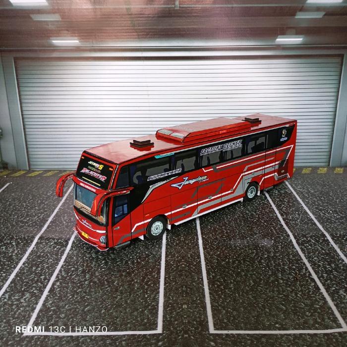 terbaru  miniatur bus dalacutes janguleee jb5 set hadiah pajangan lampu ban toy mainan basuri