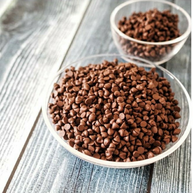 

Ready Stok" Tulip Dark Chocolate Chip 500Gr Premium Choco Chip Biasa Cokelat Chips