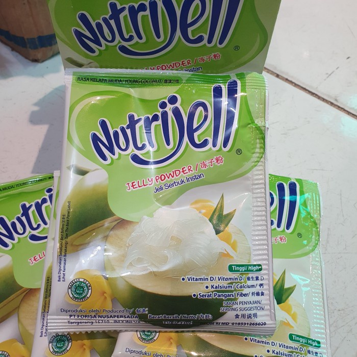 

Ready Stok" Nutrijell Kelapa Muda 15Gr