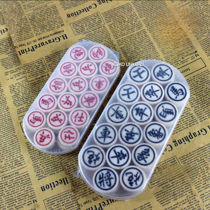 ready stok catur cina besar / china chess/ shiangji _ catur cina/mahjong xiang qi xiangqi/ catur