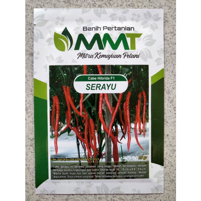 New Benih Cabe Merah Keriting F1 Serayu 10 Gram Mmt - Bibit Cabe Kriting F1 Serayu Srayu Ready