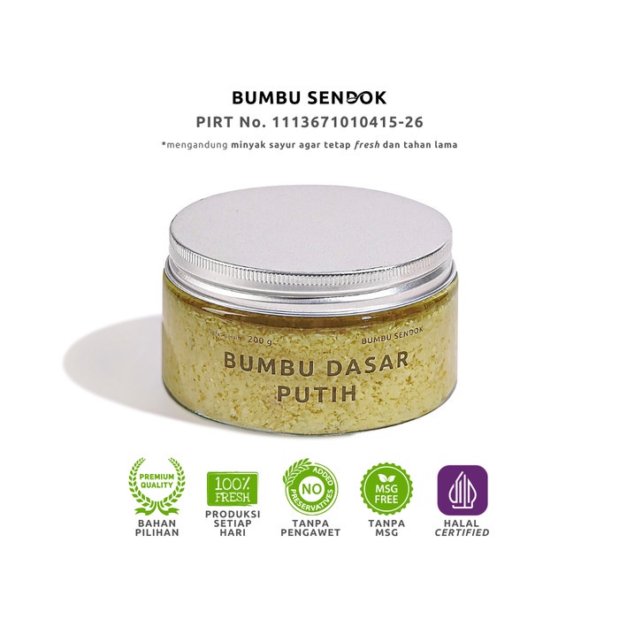 

Bumbu Sendok Bumbu Dasar Putih 200G