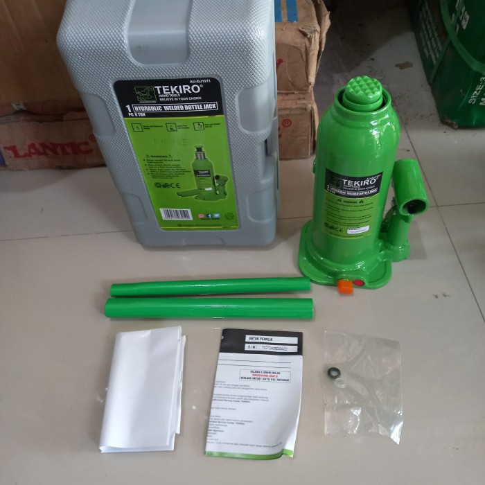 TEKIRO Dongkrak Botol 6 Ton Hydraulic Bottle Jack Dongkrak Mobil Tekiro 6 Ton