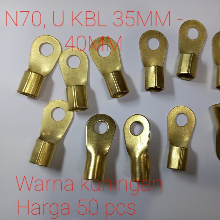 harga 50 pcs skun kabel aki mobil, Terminal aki 70a