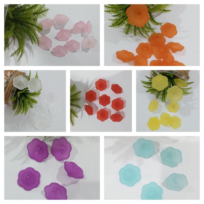 

Silahkan Order] MANIK MANIK BUNGA VARIASI ALL COLOUR