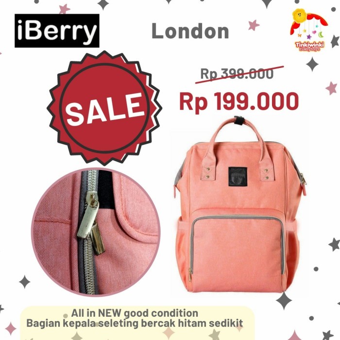 Iberry London Multi Function Diaper Bag Tas Bayi