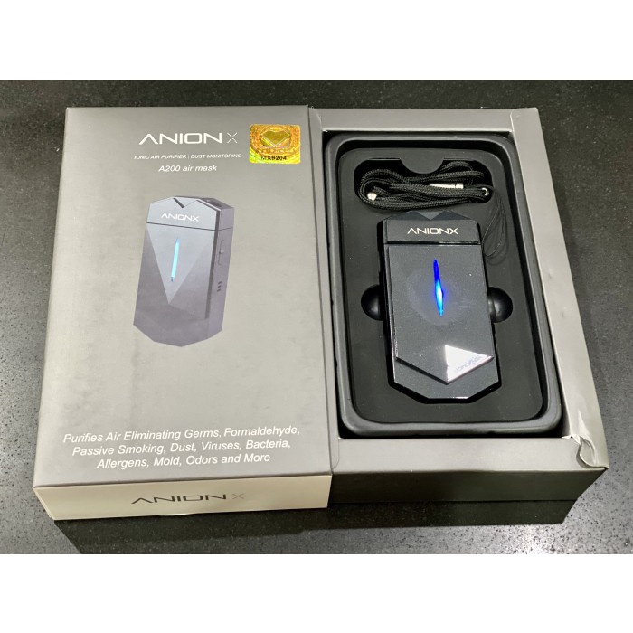 Anionx A200 kalung uv antivirus pembersih udara air purifier portable