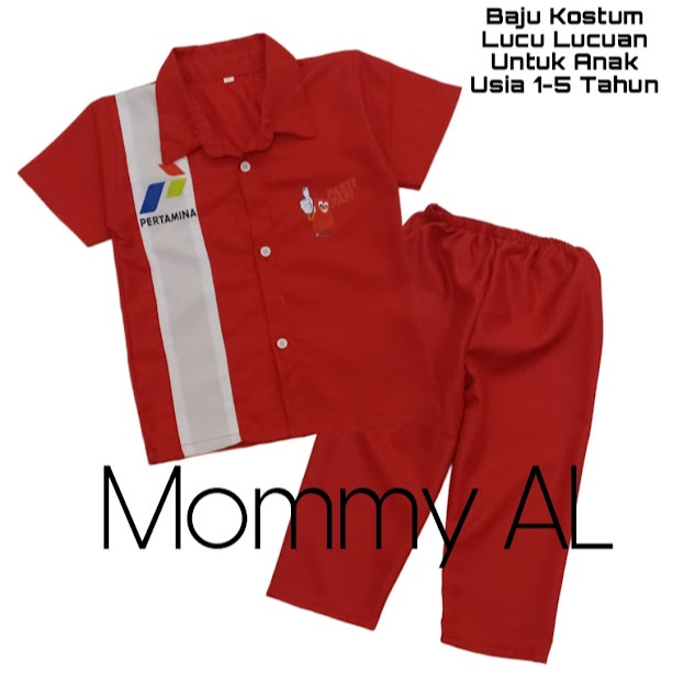 Setelan Baju anak SPBU/baju Spbu/baju spbu laki/Baju anak Dokter anak laki laki/dokter anak