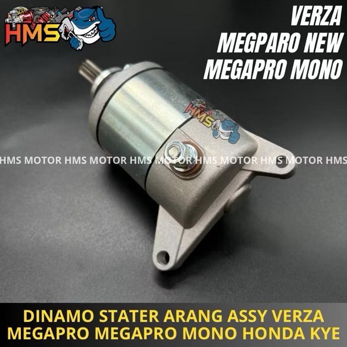 Dinamo Assy Stater Dinamo Assy Starter Arang Stater Megapro Monoshock Megapro Verza Honda KYE